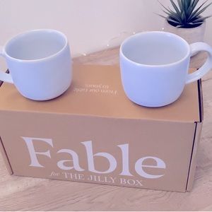 New in box Fable mugs Blue